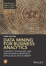 Data Mining for Business Analytics Concepts Techniques and Applications in XLMiner
