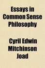 Essays in Common Sense Philosophy