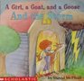 A girl a goat and a goose and the storm
