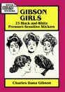 Gibson Girls 23 BlackAndWhite PressureSensitive Stickers