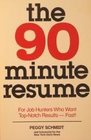 The 90minute resume
