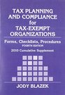 Tax Planning and Compliance for TaxExempt Organizations 2010 Cumulative Supplement