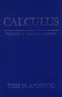 Calculus Vol 2 MultiVariable Calculus and Linear Algebra with Applications
