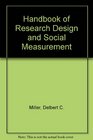 Handbook of Research Design  Social Measurement