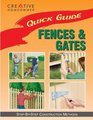 Quick Guide Fences  Gates  StepbyStep Construction Methods