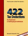 422 Tax Deductions For Businesses  Self Employed Individuals