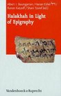 Halakhah in Light of Epigraphy