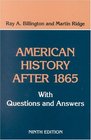 American History After 1865 With Questions and Answers