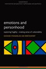 Emotions and Personhood Exploring Fragility  Making Sense of Vulnerability