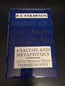 Analysis and Metaphysics An Introduction to Philosophy