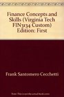 Finance Concepts and Skills FIN 3134 Virginia Tech