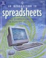 An Introduction to Spreadsheets Using Excel 2000 or Office 2000