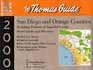 Thomas Guide 2000 San Diego and Orange Counties Including Portions of Imperial County  Street Guide and Directory