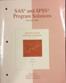 SAS and SPSS Program Solutions for use with Applied Linear Statistical Models