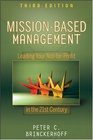 MissionBased Management Leading Your NotforProfit In the 21st Century