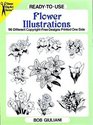 ReadytoUse Flower Illustrations  96 Different CopyrightFree Designs Printed One Side