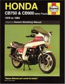 Honda Owners Workshop Manual CB750  CB900 dohc Fours 1978 to 1984