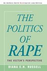 The Politics of Rape The Victim's Perspective