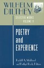 Poetry and Experience