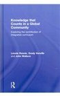Knowledge That Counts in a Global Community Exploring the contribution of integrated curriculum