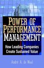 Power of Performance Management How Leading Companies Create Sustained Value