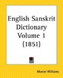 English Sanskrit Dictionary Part 1