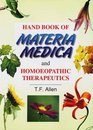 Handbook of Materia Medica  Homoeopathic Therapeutics
