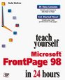 Teach Yourself Microsoft Frontpage 98 in 24 Hours