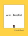Acne  Pamphlet
