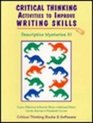 Critical Thinking Activities to Improve Writing Skills Descriptive Mysteries A 1