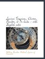 Luciani Somnium Charon Piscator et De luctu with English notes