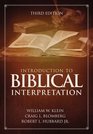 Introduction to Biblical Interpretation 3rd Edition