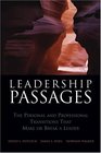Leadership Passages  The Personal and Professional Transitions That Make or Break a Leader