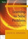 Learning to Solve Problems  An Instructional Design Guide