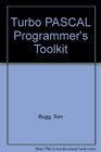 Turbo Pascal Programmer's Toolkit/Book and Disk