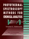 Photothermal Spectroscopy Methods for Chemical Analysis