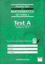 Practice SAT for Mathematics for Key Stage Two Levels 35 Test A