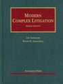 Modern Complex Litigation 2d