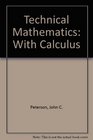 Technical Mathematics With Calculus