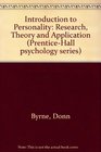 An introduction to personality research theory and applications