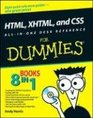HTML XHTML and CSS AllinOne Desk Reference For Dummies
