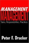 Management Tasks Responsibilities Practices