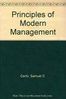 Principles of Modern Management Functions and Systems