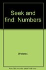 Seek and find Numbers