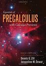 Student Resource Manual To Accompany Essentials Of PRECALC