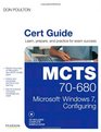 MCTS 70680 Cert Guide Microsoft Windows 7 Configuring