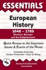 Essentials of European History 16481789