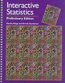 Interactive Statistics Preliminary Edition