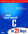 Sams Teach Yourself C in 21 Days Complete Compiler Edition Version 20