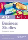 AQA A2 Business Studies Unit 3 Strategies for Success
